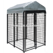 cheap indoor dog kennels with top cover / wire mesh fencing dog kennel